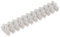 McPower Lüsterklemme 12-fach | 2,5 mm² | transparent | 3 A | trennbar | doppelte Schraubklemmen | Weichplastik | Elektro-Verbindungsleiste