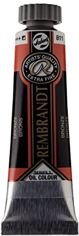 Rembrandt Oil Colour Tube - 15 ml Bronze 811 - Qualité extra-fine - Haute résistance à la lumière - Peinture à l'huile pour artistes professionnels