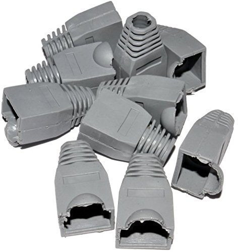 CPO Ethernet Network Cable Kink Protection Hoods (Pack of 10)