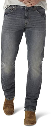 Wrangler Herren-Jeans, Retro, schmale Passform, gerades Bein, Dunkler Ritter, 36W / 32L