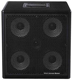 Phil Jones Bass CAB-47 300 Watt Bass Extension Speaker Cabinet, Black
