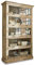 Loberon Schrank Stourbridge, fünf geräumige Fächer, Landhausstil Zauberhaftes Antik-Finish, klassisch-romantischer Look, Aufbewahrung, Tannenholz, Glas, antikbraun