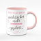 Tasse Ich mag Dich EIN bisschen mehr als ursprünglich geplant - Kaffeetasse rosa Liebesgeschenke Geschenk für verliebte - Tasse Lieblingsmensch