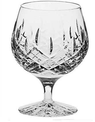 Royal Scot Crystal Hand Cut Crystal Single 12oz Crystal Brandy Glass in London Design with Presentation Box