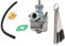 Dokili Vergaser 21mm 16N1-11 für Simson S50 S51 S70 DDR-Typ 1.Wahl, + Vergaser Carbon Reiniger Kit & Kraftstofffilter Dichtung