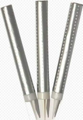 Suki's Imports® 48 x PREMIUM LOW SMOKE ICE FOUNTAIN SPARKLERS CAKE/BOTTLE CANDLES BIRTHDAYS 12cm (60 SECS BURN TIME EACH)