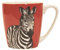 Churchill The Kingdom Animal Mug - Modern Printed Coloured Tea Coffee Cups - 300ml - Zebra