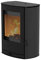 Lotus KS0099 Jubilee Wall Kaminofen Stahl Schwarz, wandhängend, Rauchabgang hinten/A+