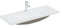 vidaXL Lavabo Encastré avec Robinet Vasque à Poser de Toilette Lave-mains de Salle de Bain Lavabo de Salle d'Eau Intérieur 101x39x18cm Céramique Blanc