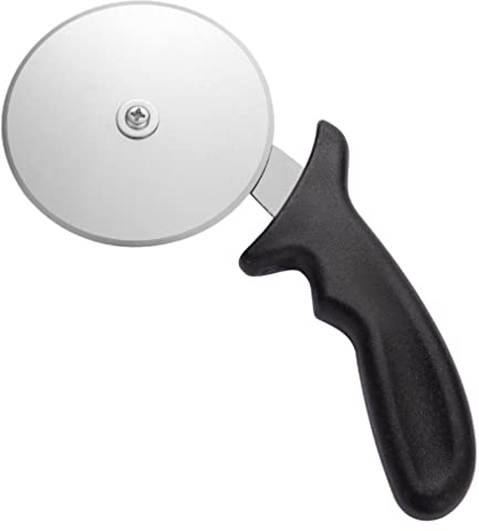 Binnan Tagliapizza,Inossidabile, Rotella per Pizza di Alta qualità con Impugnatura Ergonomica Antiscivolo