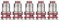 Vaporesso GTX Meshed Coil, Verdampferkopf, 0,4 Ohm RDL, 5er Pack