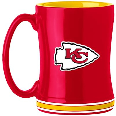 logobrands Kansas City Chiefs Reliefbecher, 400 ml