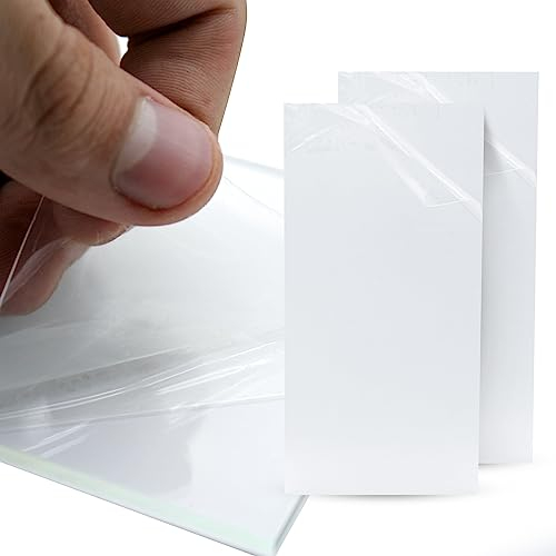 DOJA Barcelona | Placa Metacrilato Transparente | 200 x 100 mm | 3mm | Pack 2 | Panel Metraquilato Transparente | Plancha de Metacrilato Segura y Resistente | Para Diseño y Decoración