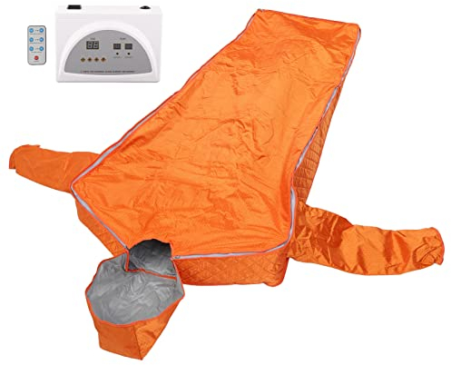 Jeffergarden Infrarot-Saunadecke, Alarmfunktion, Sauna-Detox-Decke, Verdickter Auslaufschutz, Verdicktes ABS-Oxford-Tuch, Fernbedienungsbedienung für I (EU-Stecker 220V)