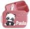 Kinder Bento Box Midi Lunchbox für Mepal Bentobox - Panda süß Padabären Pandabär - 900 ml - Rosa - personalierte personalisierte brotdose name pandabären snackbox einteilung dose brotbox junge
