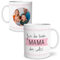 OWLBOOK® Beste Mama Tasse mit Foto bedrucken lassen I Fotogeschenke personalisiert I Foto Tasse mit eigenen Fotos I Fototasse mit 4 Fotos & Text selbst gestalten I Mama Geschenke