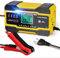 YDBAO Chargeur de Batterie Voiture 10 A 12 V 24 V Chargeur Intelligent pour Auto Moto avec Compensation de Température avec Écran LCD Tactile 5 Modes Fonction de Réparation Automatique Jaune