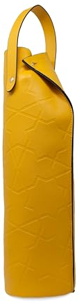 NAFILAND Funda para Botella de Vino, Estuche de Cuero, Elegante Estuche de Piel. diseño Mosaico. Elegante, Resistente y Duradero.Botella de Vino no incluida