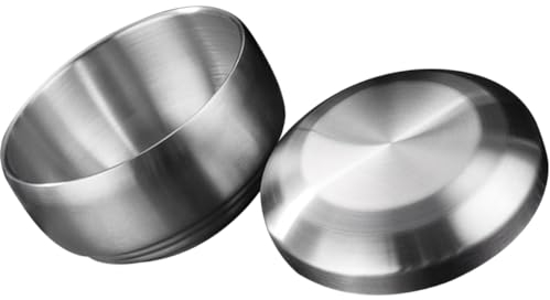 Cabilock scodella per zuppa addensata con coperchio girare zuppiera ciotole insalatiera utensili da cucina scodella domestica vuoto Metallo ciotola di pasta ciotola di riso