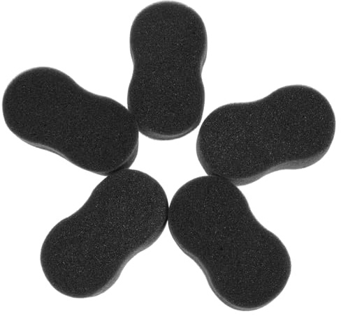 Mobestech Horse Grooming Sponges 5 Pack Soft Large Bathing Cleaning Pads 4.92In Daily Use Dirt Sweat Removal Horse Care Tool