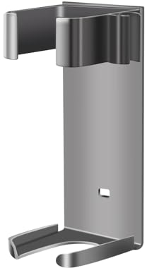 GIONAR Wandhalterung für Dyson Airwrap, Metall Halterung ohne Bohren für Dyson Airwrap, Hochtemperaturbeständiges Aluminiumlegierung, für Glätteisen, Lockenstäbe und mehr, Pistolengrau