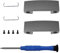 Studio Pro Hinge Replacement Metal Repair Parts Compatible with Beats Studio Pro Headphone,Durable Repair Kit Replacement Headband Metal Folding Hinge Clip Cover Pin Repair Parts Set（Silver Gray）