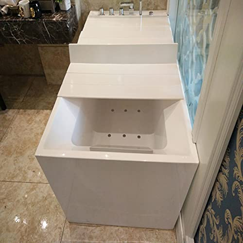 DMMFTERL Bandeja para bañera Rejilla para bañera Rejilla para bañera Multifuncional Plegable Cubierta de Aislamiento térmico a Prueba de Polvo Cubierta para bañera Cubierta para bañera (Tam