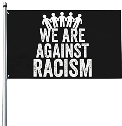 3x5 Make Racism Wrong Again Antirassistische Flagge Blm Black Lives Matter Flagge Wir sind gegen Rassismus Antirassistische Flagge Kein Flaggenmast