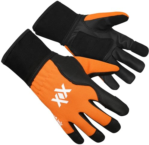 WORK MAXX Gartenhandschuhe aus Kunstleder (Medium)