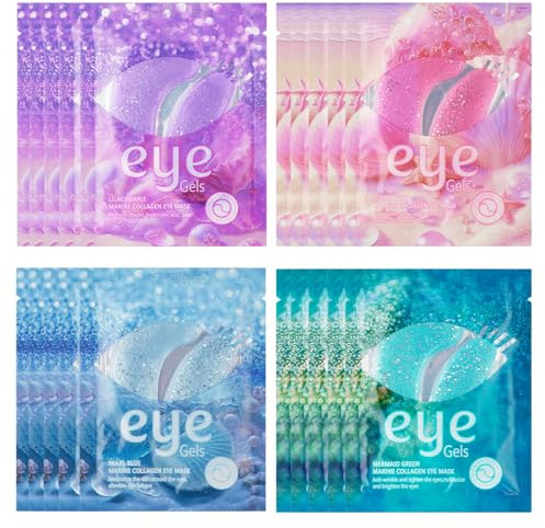 Katyjun 20 Paar Augenpads Gegen Augenringe, Natürlichen Marine Kollagen Eye Pads, Augen Pads