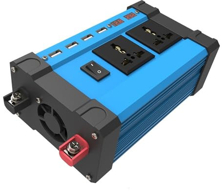 WESLNN Onduleur Solaire 300W/500W Micro Onduleur CC À Ca avec Onduleur Automatique De Convertisseur d'onde De Correction MPPT(No Built in mppt,300W)