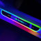 Custom Logo and Text Car Door Sill Lights Auto-Sensing, Personalised LED Welcome Gifts for Men Women, 7 Colors Magnetic Adsorption Wireless Pedal Light for All Cars