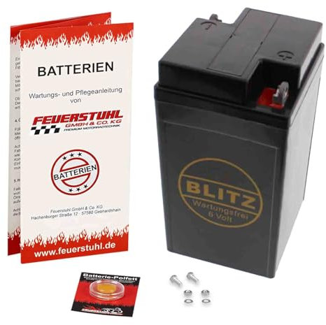 Batterie für BMW R 68, 1952-1954, wartungsfrei, einbaufertig (inkl. 7,50€ Pfand) Oldtimer Gel