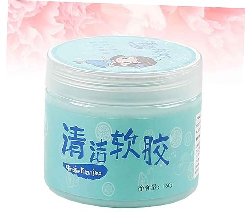 Gel Nettoyant pour Clavier Anti-Poussière Réutilisable Bleu Ciel | Clavier d'Ordinateur Portable, Gomme Végétale Parfumée, Multi-Usage Maison et Bureau, Réutilisable