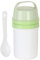 Azxcvbnm Tazza a doppio scomparto per yogurt e cereali, 800 ml, per palestra o viaggi, include cucchiaio compatibile con microonde
