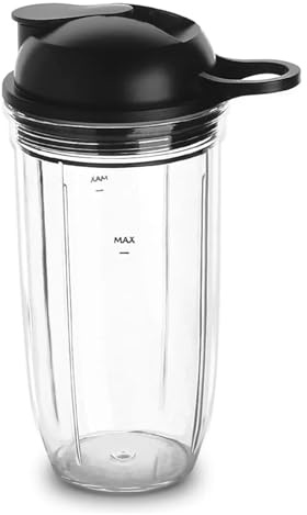 Mixing Cup,24OZ Replacement Cup with to-Go Lid,Compatible for Nutri Bullet,Blender Combo for Pro 1000 and Select 2.0(1pcs)