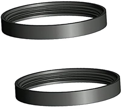 Lot de 2 Joint en Silicone Ø60 mm pour Tuyau de poêle Haute température | Compatible avec les tuyaux de poêles à bois, à granulés ou à pellets. Résiste à la chaleur jusqu'à 200 °C.