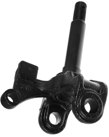 Vorderer Achsschenkelspindel und 10mm Loch mit M14 Schraube aus Eisen | Universelles Teil für Dune Buggy und Offroad Fahrzeug, Schwarzes Design, Robuste Lösung