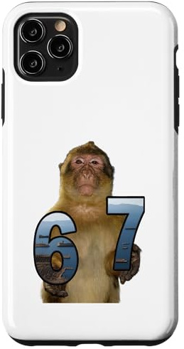 67 Thinking Monkey Meme Hülle für iPhone 11 Pro Max