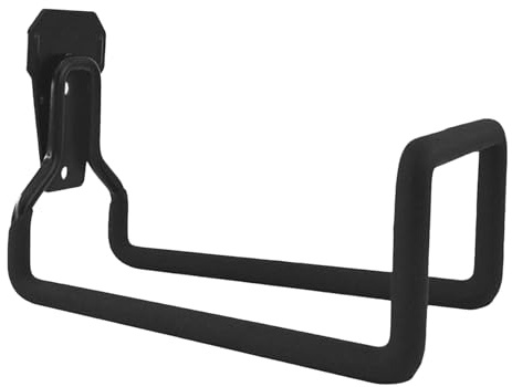 Gancio per tubo, stabile supporto in metallo per montaggio a parete, 19,3*12,5 cm per la conservazione del tubo da giardino, gancio per tubo da giardino, supporto per tubo da giardino, gancio per tubo