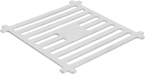 BETOOKY Grille Bain en Acier Inoxydable Argenté pour Lavabo et Évier, Couvre-Siphon Simple Design, Filtre à Cheveux pour Salle de Bain Cuisine