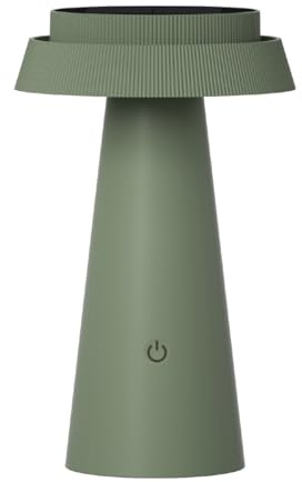Luxus Drahtlos Tischlampe Solar Mambo - Grün - Tischlampe für den Außenbereich - Wasserdicht - Solarbetrieb und USB-C - Dimmbar - Wiederaufladbar