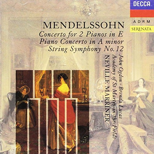 Mendelssohn-Concerto 2 Pianos-Ogdon-Lucas*Cto Piano*Marriner
