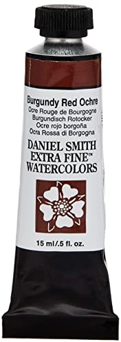 DANIEL SMITH Extra Fine Watercolor 15ml Paint Tube, Burgundy Red Ochre