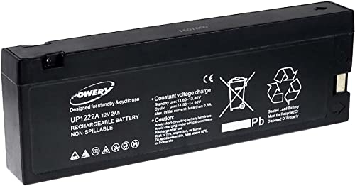 Batteria akku-net al gel di piombo per Panasonic Tipo MP1222A, 12V, Lead-Acid