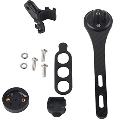 VGEBY1 Bike Computer Holder, Carbon Fiber Bike Handlebar Mount Holder Extension Bracket Compatible with Garmin Bryton (Compatible with Garmin) Cycling Bicycles And Spare Parts