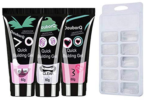 Anself Gel Nagel Acryl Nagelgel Gelnägel Set Nail Extension Builder Gel für Anfänger Aufbaugel für Gelnägel