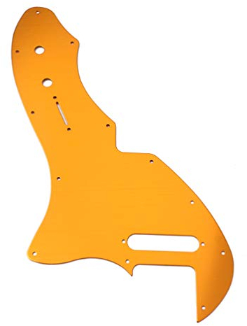 Exceart Pickguard für E-Gitarre, 4-lagig, Schlagplatte für 69 Telecaster Thinline Gitarre (Golden)