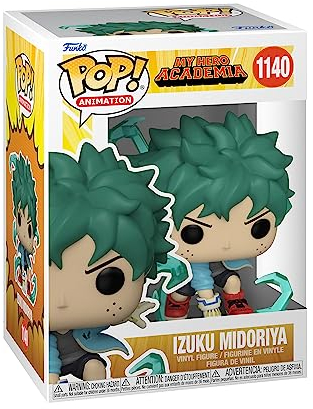 Funko Pop! Animation: My Hero Academia (MHA) - Izuku Midoriya - Deku mit Gloves - Vinyl-Sammelfigur - Geschenkidee - Offizielle Handelswaren - Spielzeug Für Kinder und Erwachsene - Anime Fans