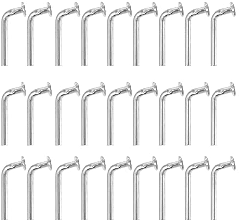 100 Stück Palettenregal Drop-Pin Sicherheitsbolzen, 5 mm Durchmesser Fallstift, M5 Heimwerkzeuge Schwerlastregale Schwerlast-J-Bolzen